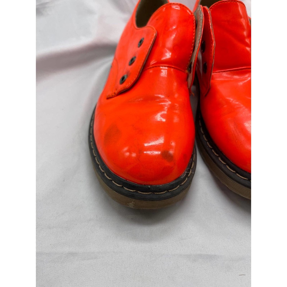 Vintage Shoe brand bright orange Oxford shoes - Picture 4 of 10